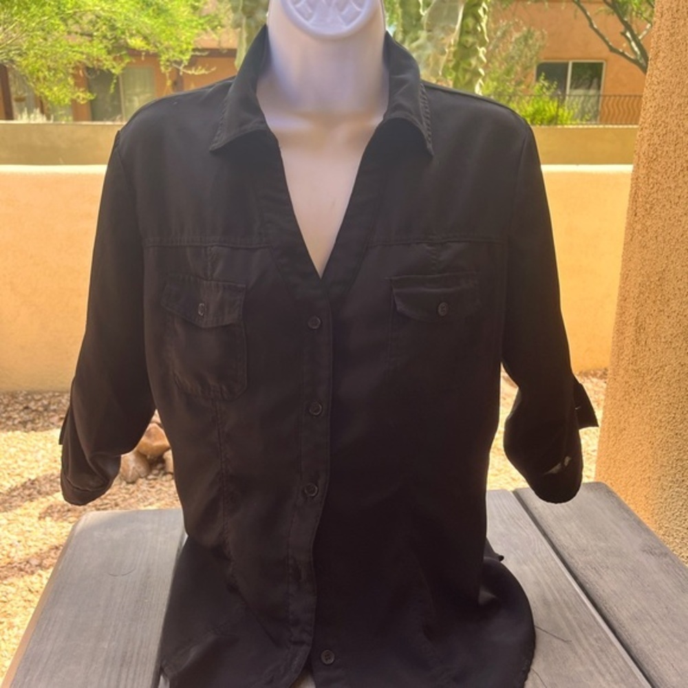 Black button up - Picture 2 of 3